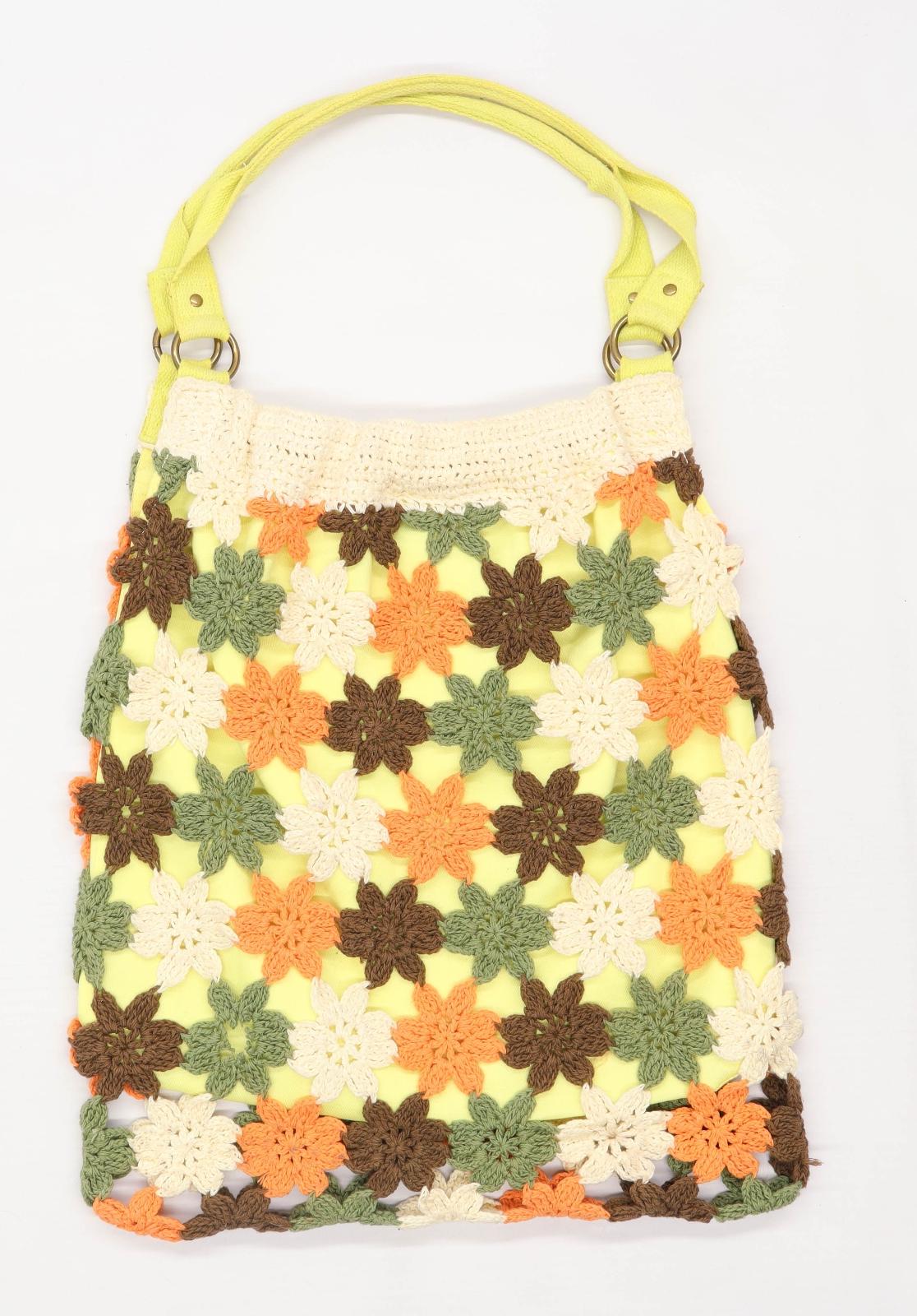 Ollie & Nic Floral Multi-Coloured Cotton Womens Shoulder Bag