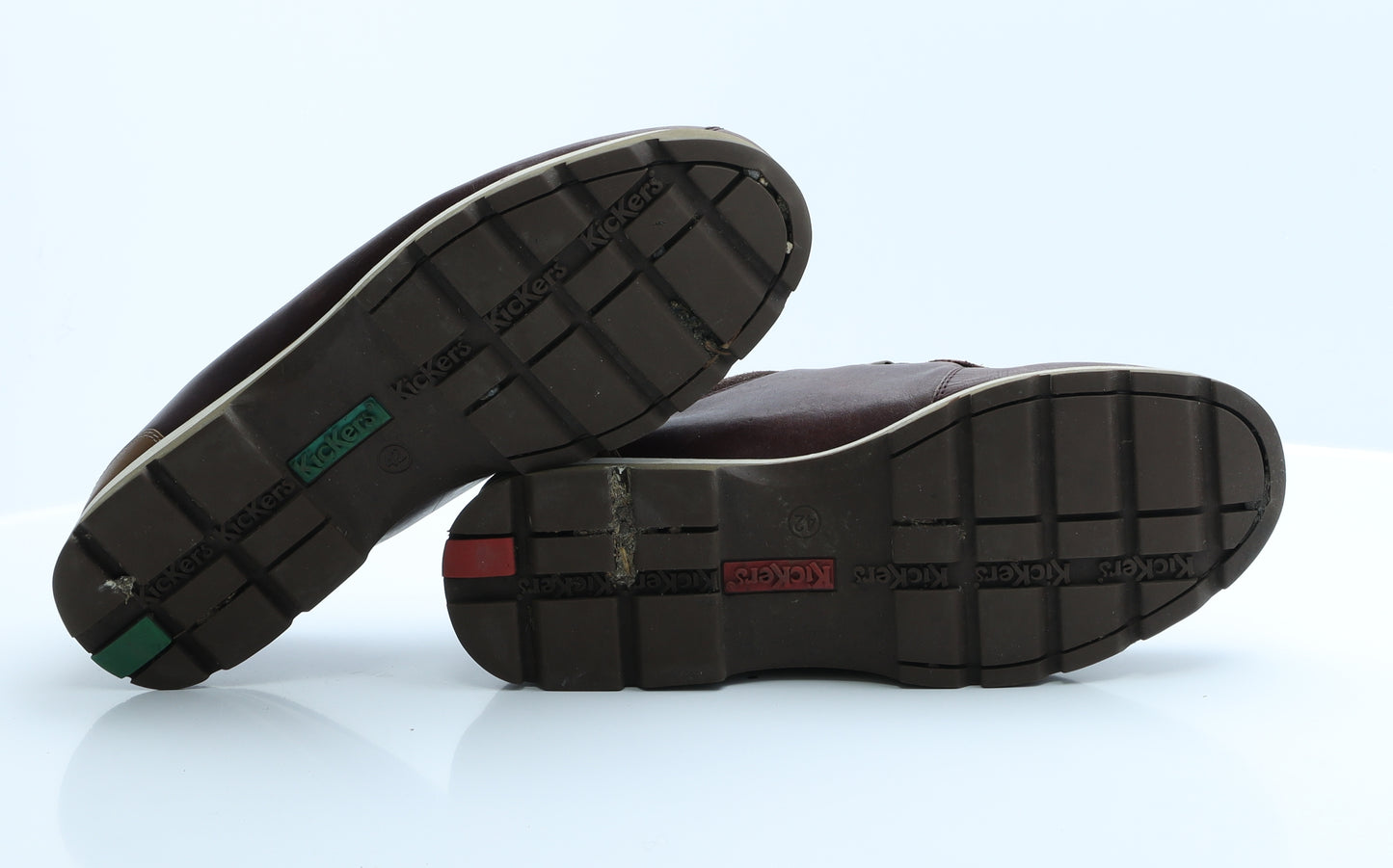 Kickers Mens Brown  Leather Boat Shoe Casual  EUR 42