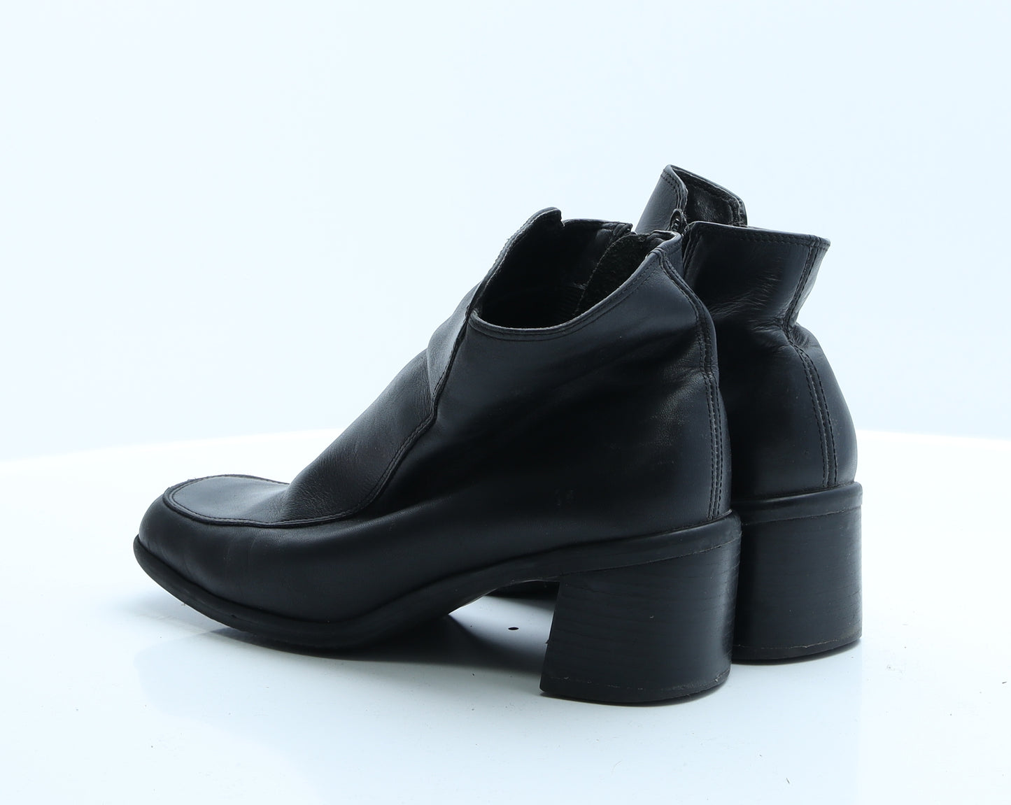 Preworn Womens Black  Polyester Biker Boot 6 EUR 39