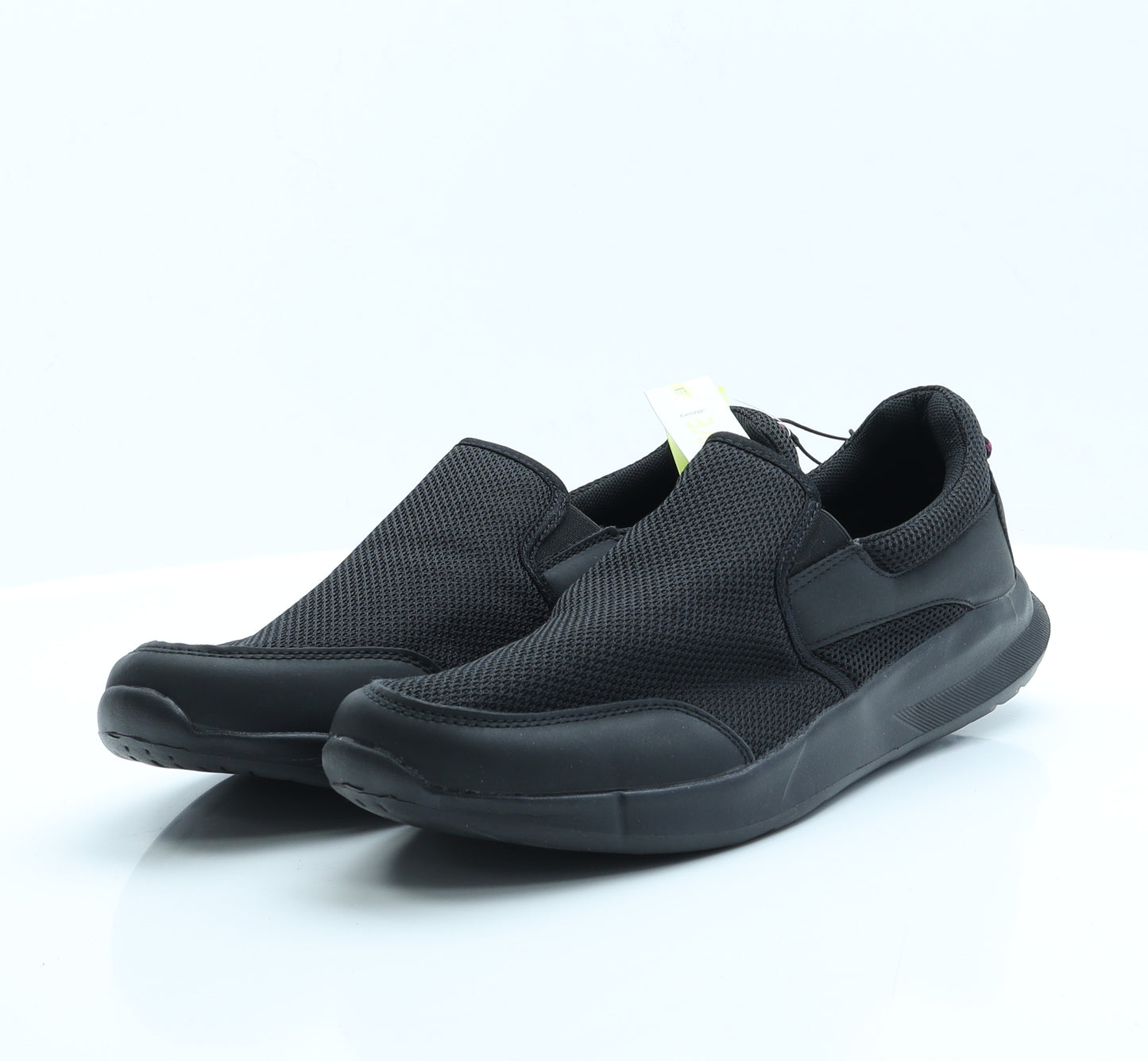 George Mens Black  Polyester Slip On Casual 9 EUR 43