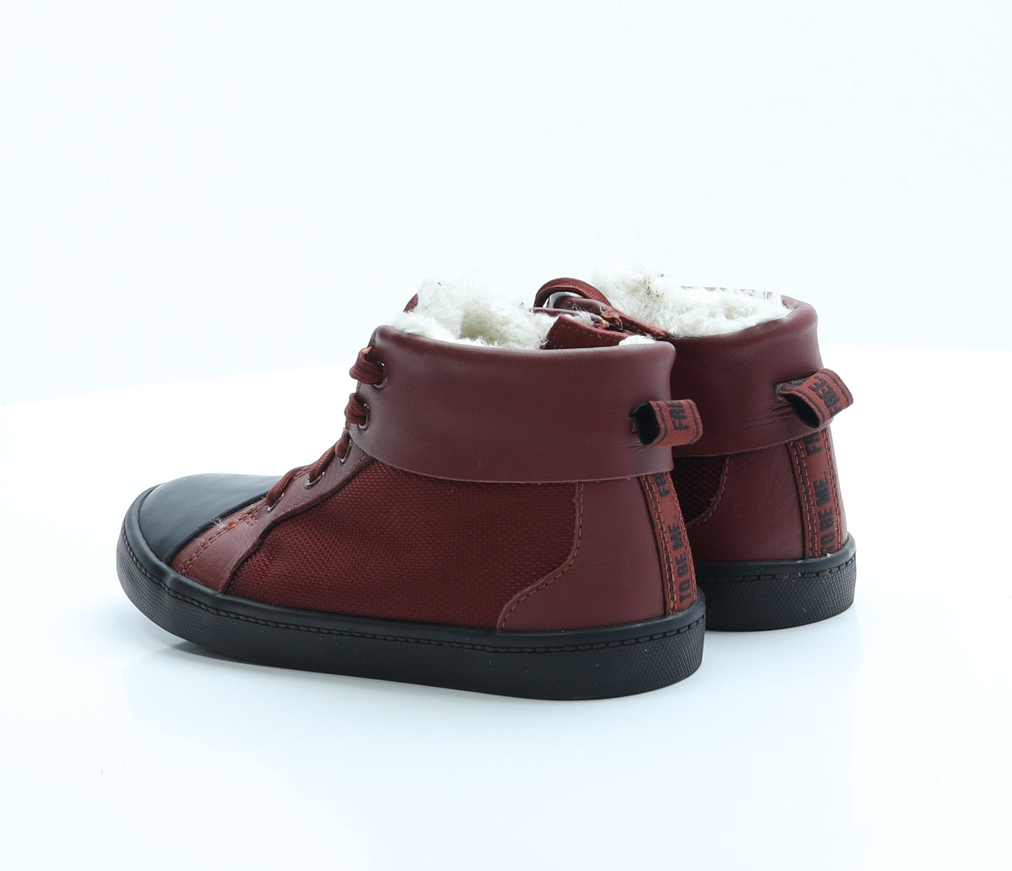 Clarks Boys Red  Polyester Trainer  13.5 EUR 32.5 US 1