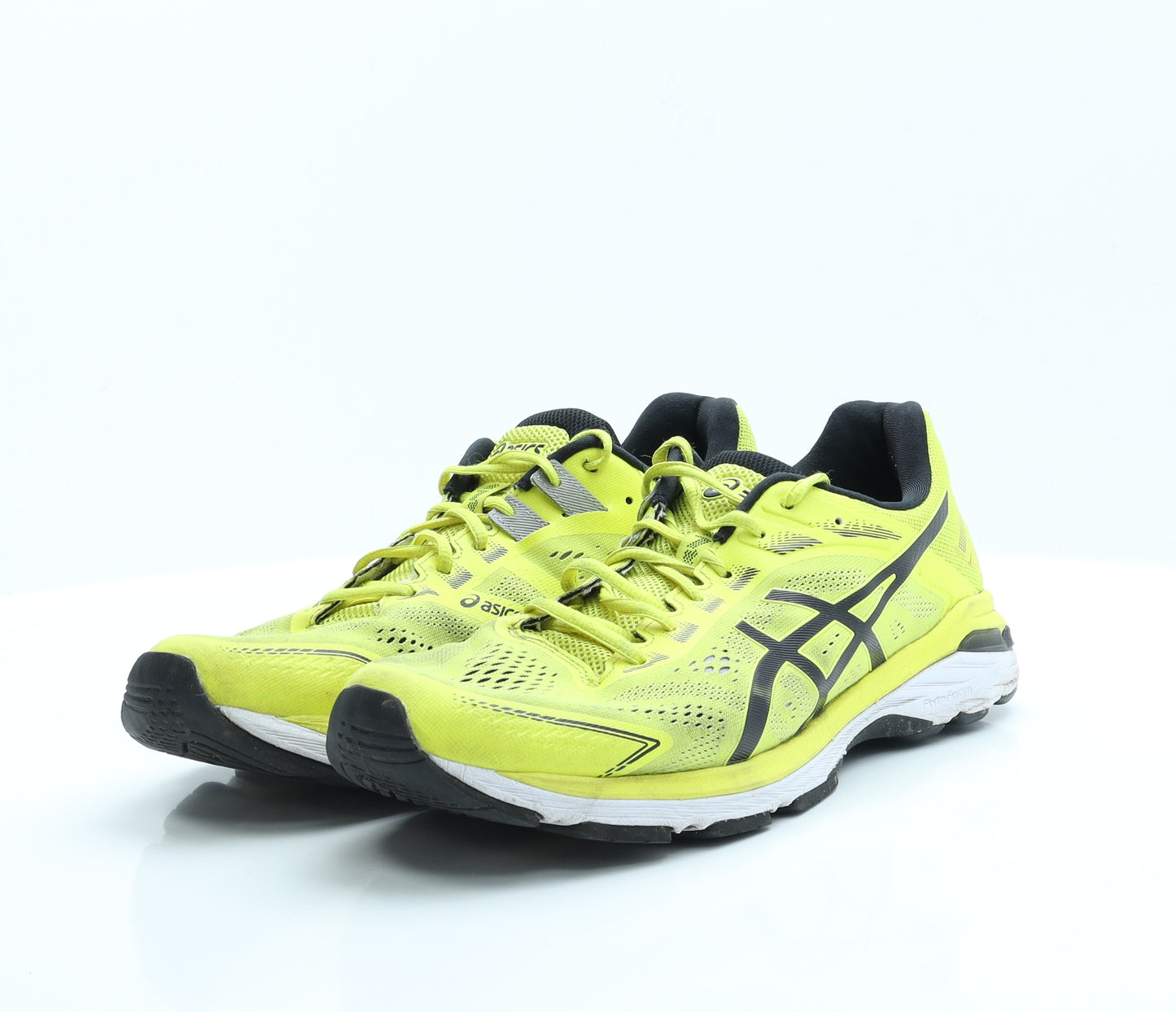 Oasics Mens Yellow  Polyester Trainer Casual 12 EUR 45