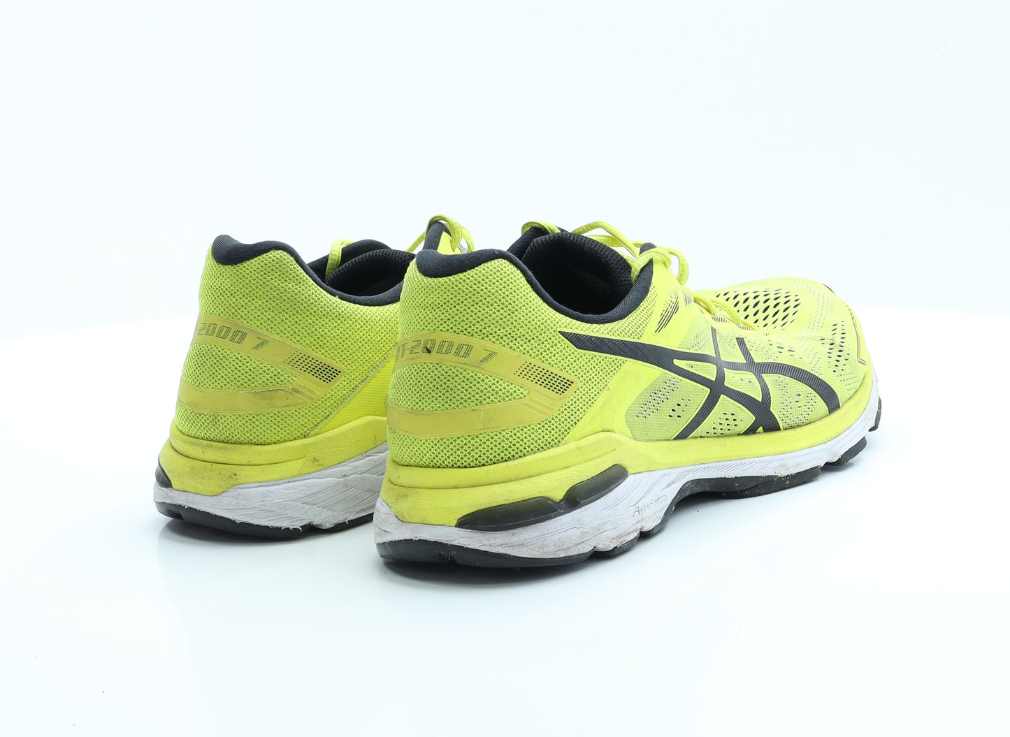 Oasics Mens Yellow  Polyester Trainer Casual 12 EUR 45