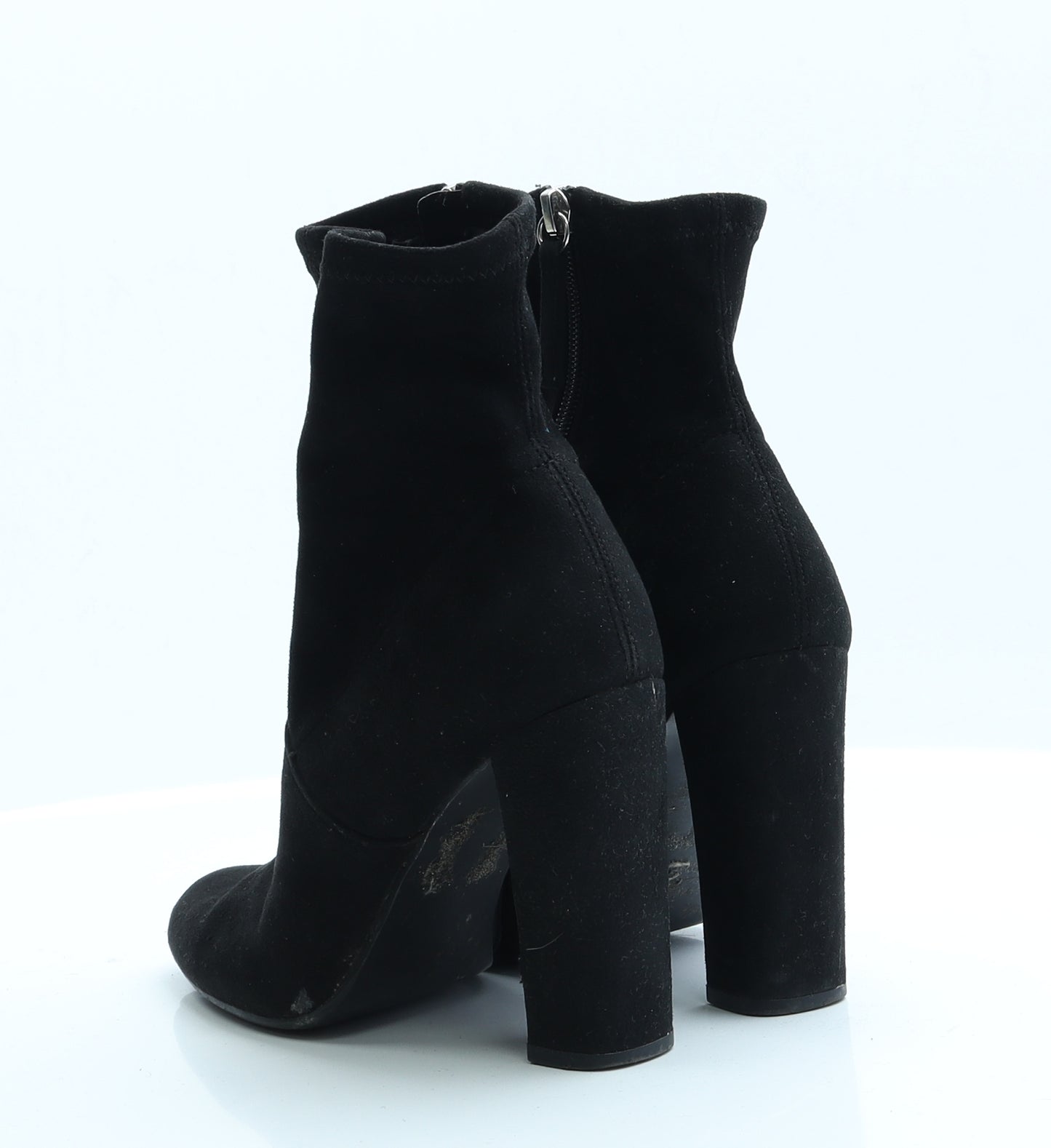 Steve Madden Womens Black  Polyester Sock Boot 7
