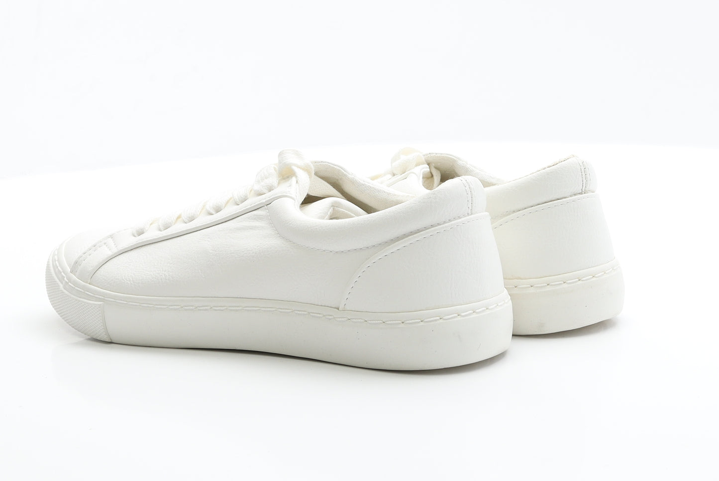 ASOS Mens White  Polyester Trainer Casual 7