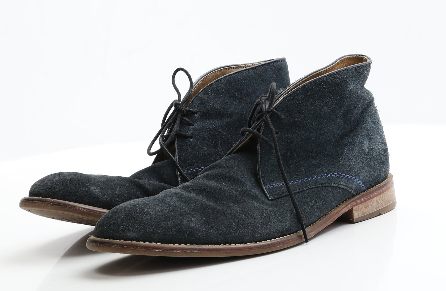 Marks and Spencer Mens Blue  Suede Chukka Boot 8