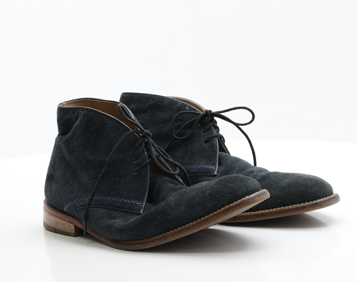 Marks and Spencer Mens Blue  Suede Chukka Boot 8