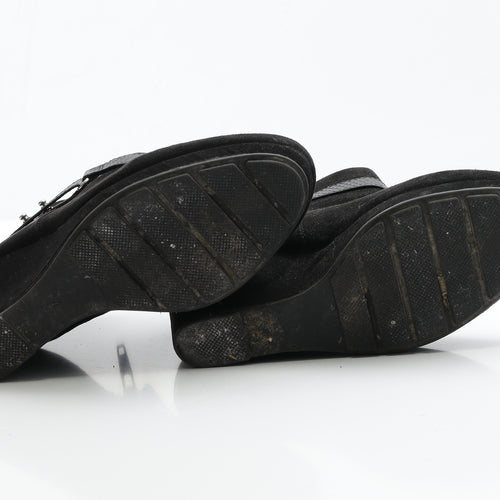 F&F Womens Black  Suede Chelsea Boot 4 EUR 37