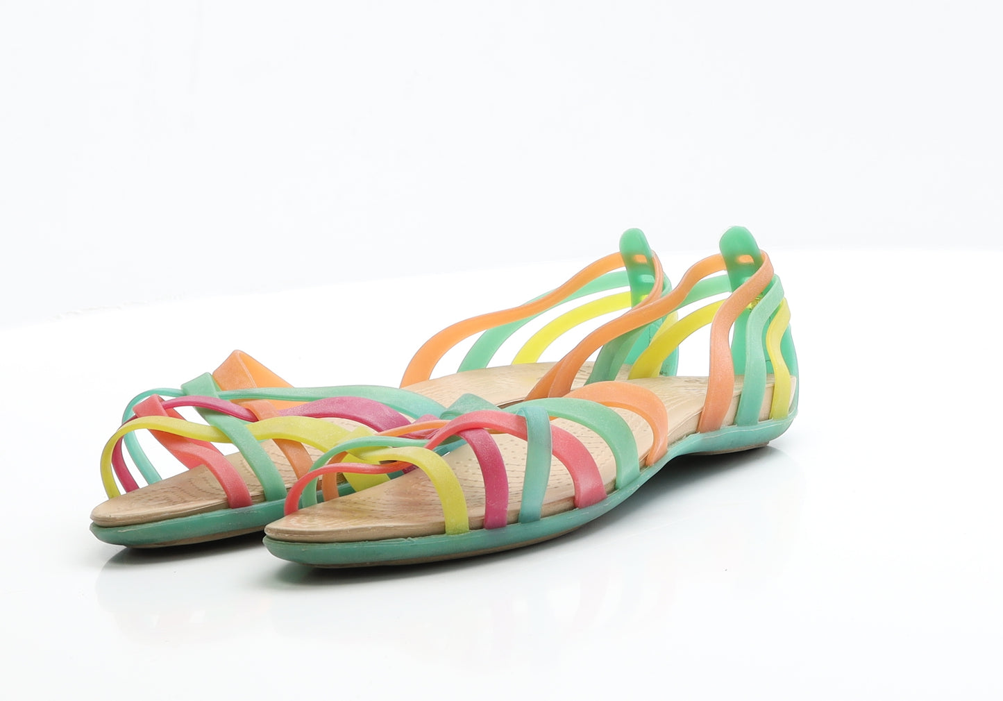 Crocs Womens Multicoloured  Polyester Flat  7