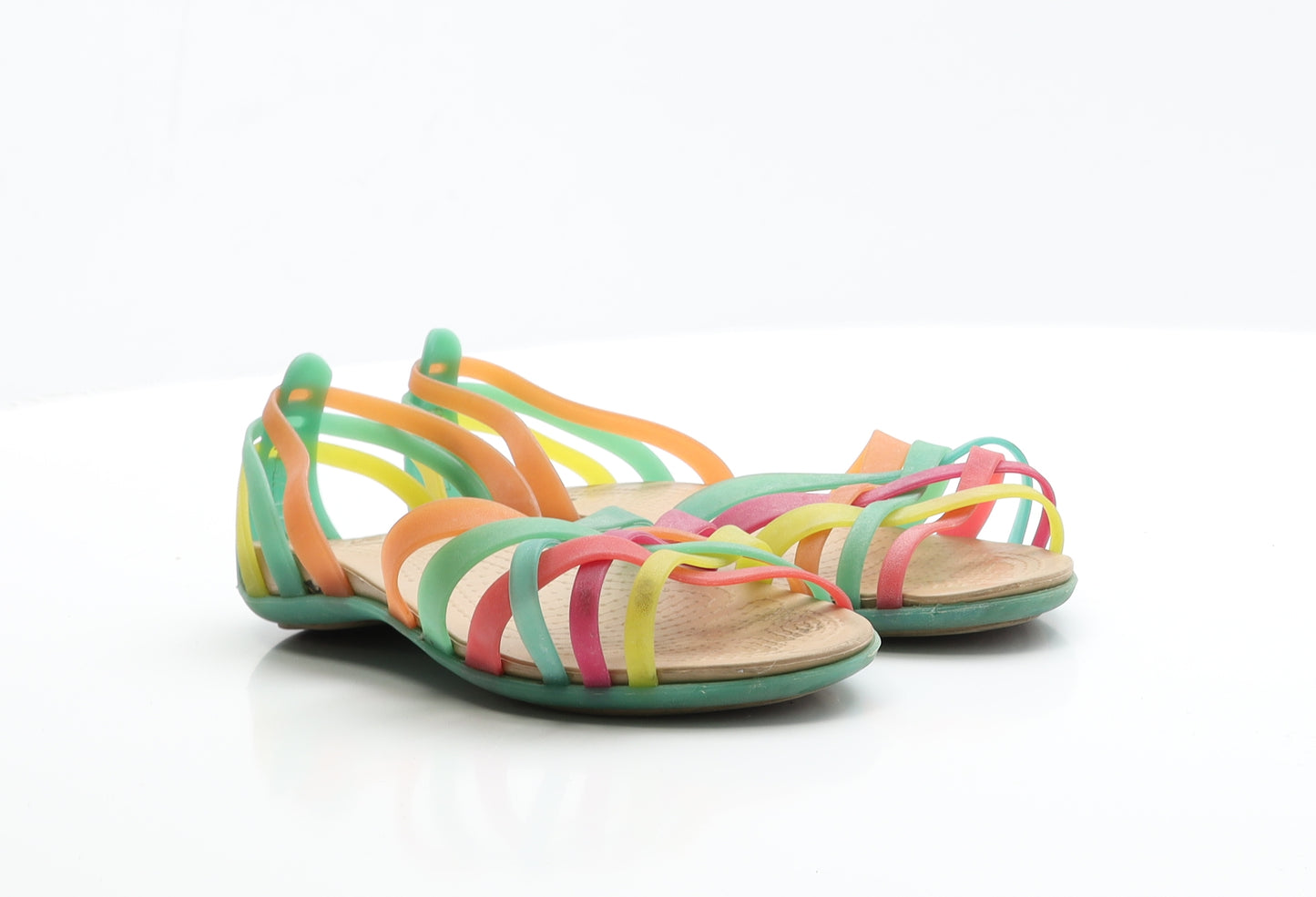 Crocs Womens Multicoloured  Polyester Flat  7