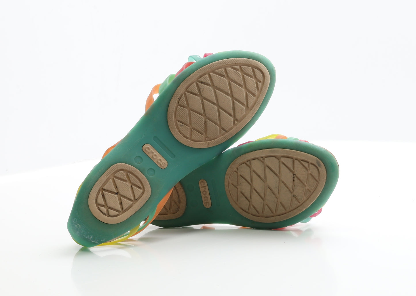 Crocs Womens Multicoloured  Polyester Flat  7