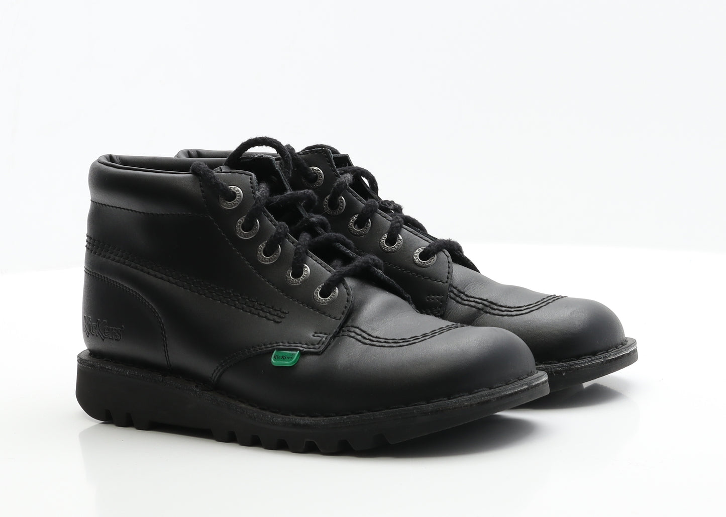 Kickers Mens Black  Polyester Combat Boot 8 EUR 41