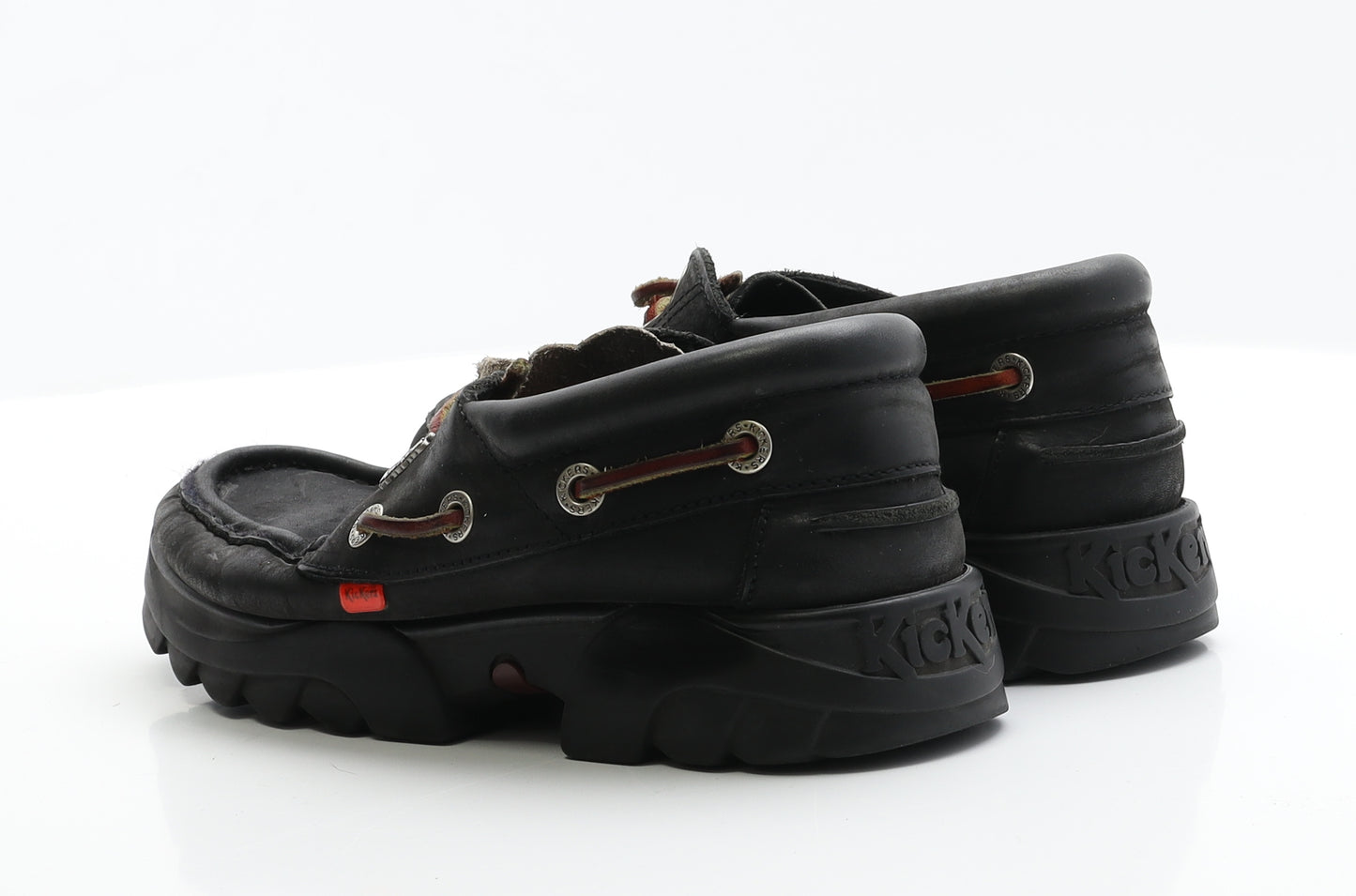 Kickers Mens Black  Polyester Boat Shoe Casual 6 EUR 39