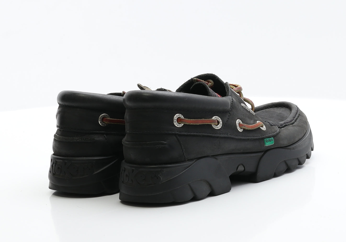 Kickers Mens Black  Polyester Boat Shoe Casual 6 EUR 39