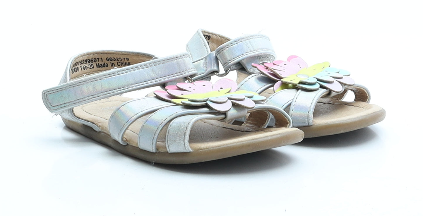 George Girls Multicoloured  Polyester Slingback Sandal 6 EUR 23