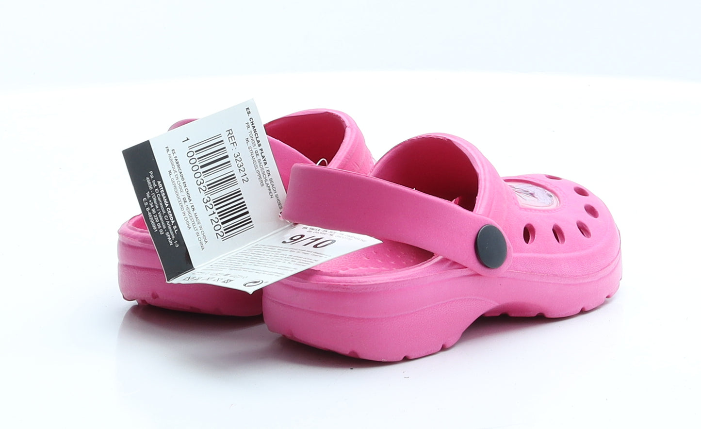 My Little Pony Girls Pink  Rubber Clog Sandal 9 EUR 26