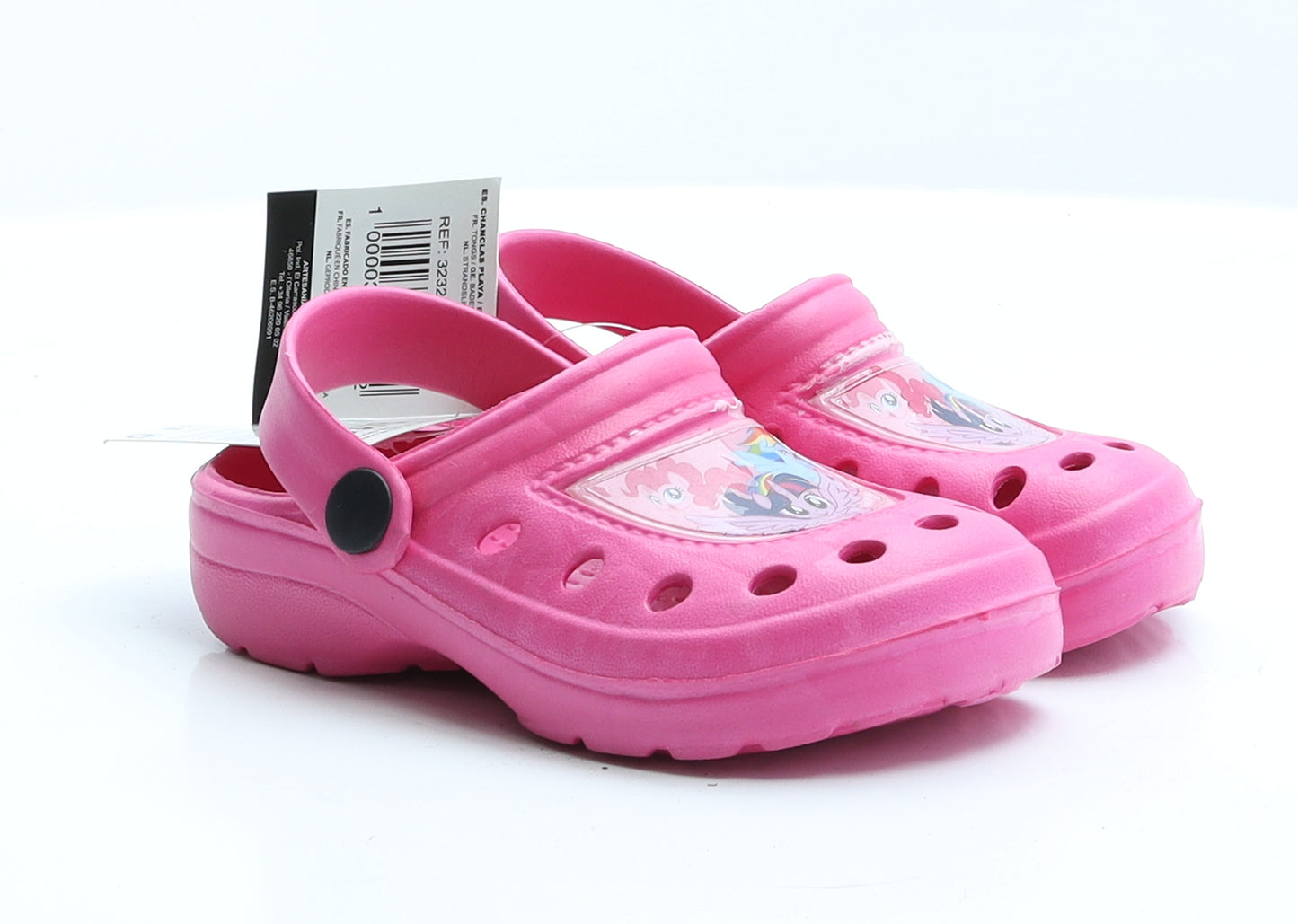 My Little Pony Girls Pink  Rubber Clog Sandal 9 EUR 26