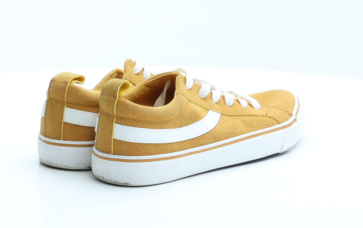 Primark Womens Yellow   Trainer Flat 6 39