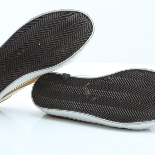 Primark Womens Yellow   Trainer Flat 6 39