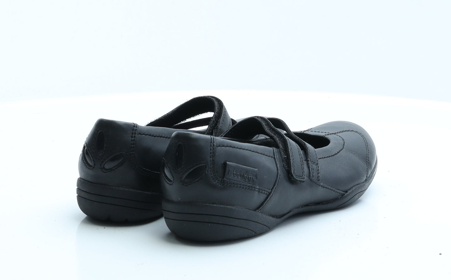 Bootleg Girls Black  Faux Leather Ballet Flat 3.5