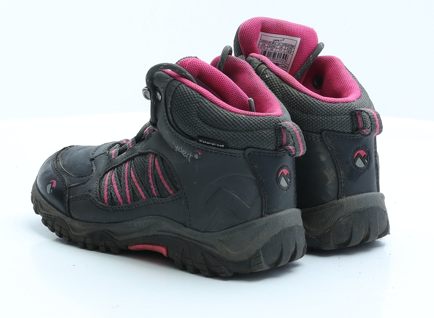 Gelert Girls Black   Combat Boot 13 EUR 32