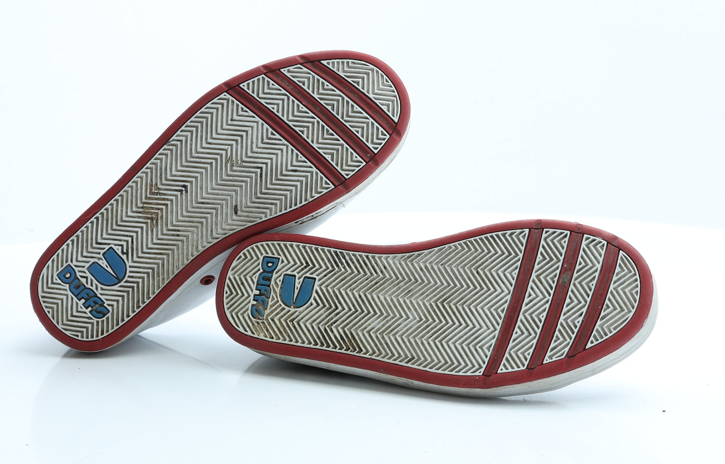 Duffs Boys White  Polyester Trainer  5 EUR 38