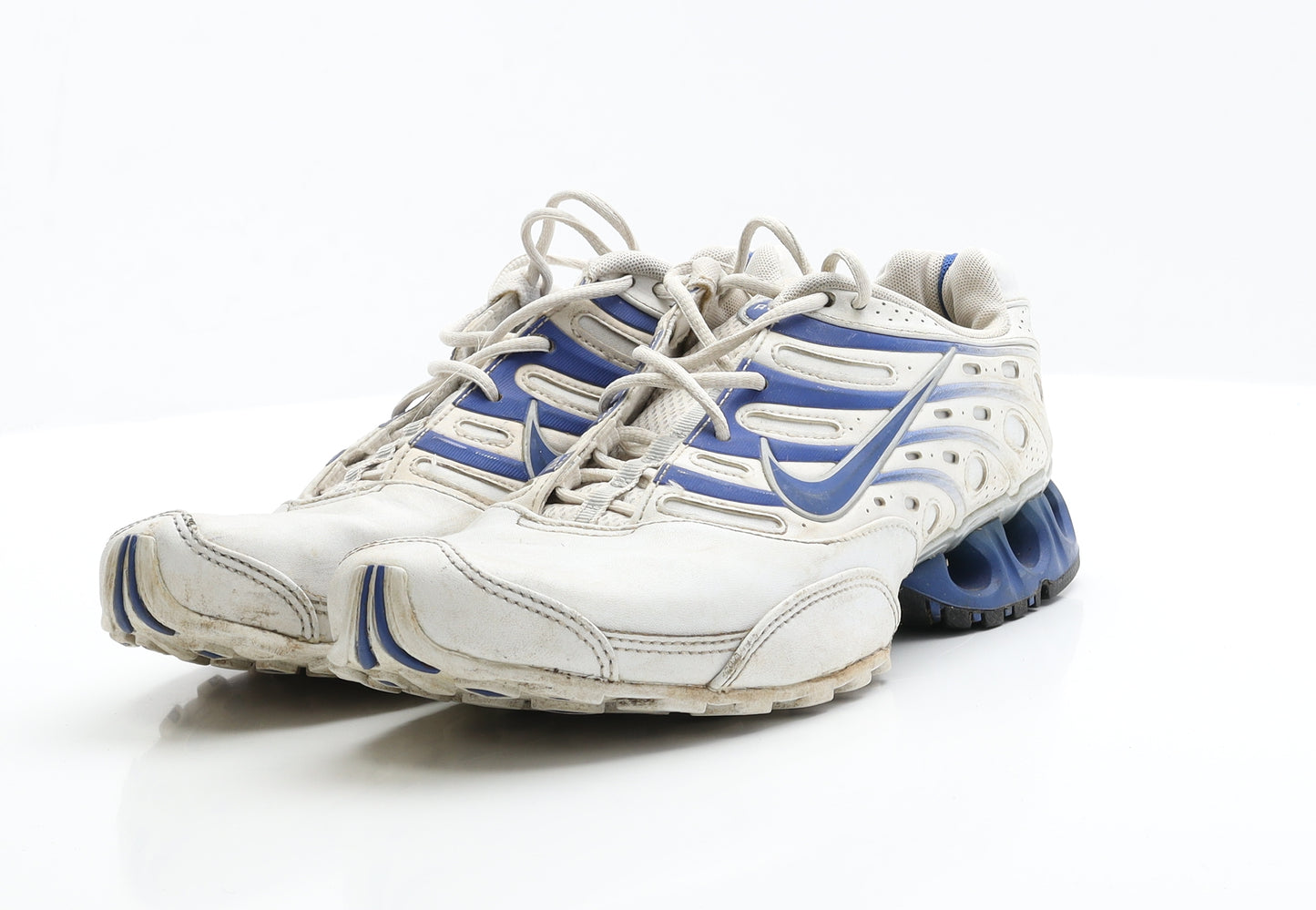 Nike Mens White  Polyester Trainer Casual 8 EUR 42.5  - Nike Running