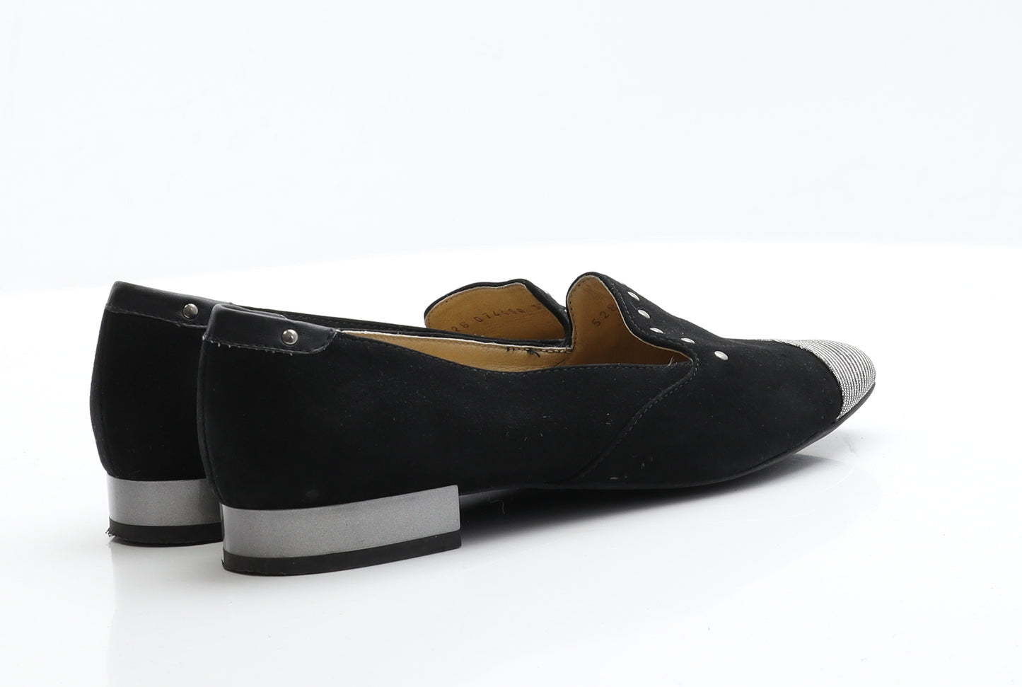 Geox Respira Womens Black  Suede Ballet Flat 4 37