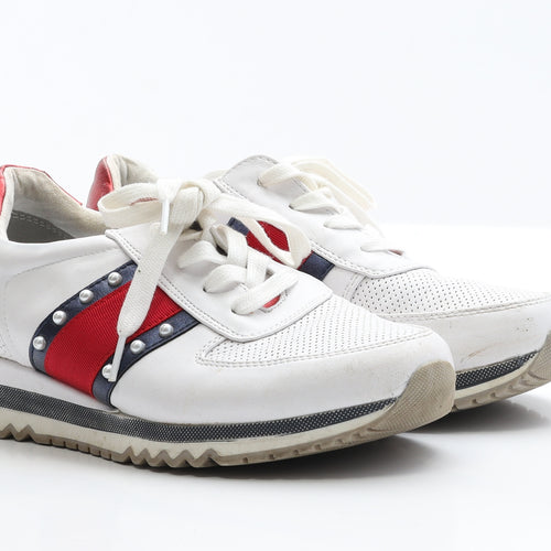 Marco Tozzi Womens White  Polyester Trainer Casual 5 38