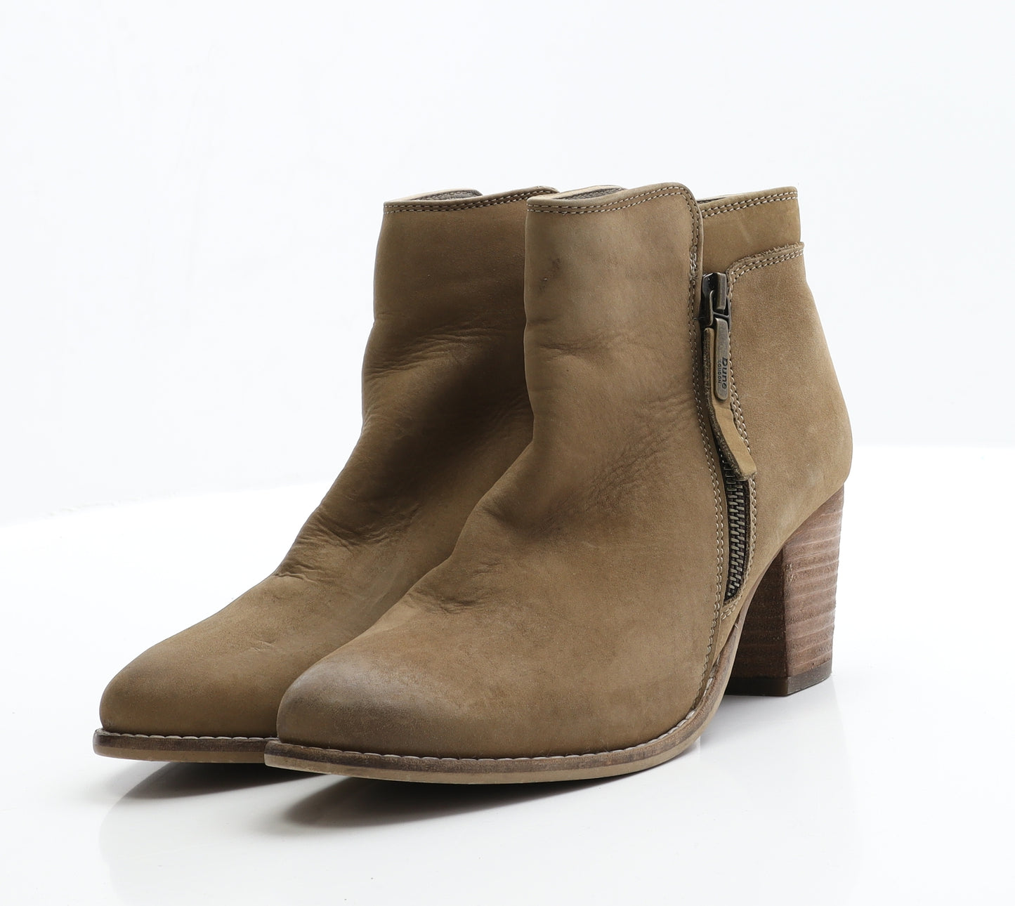 Dune Womens Brown  Suede Cowboy Boot 6 EUR 39