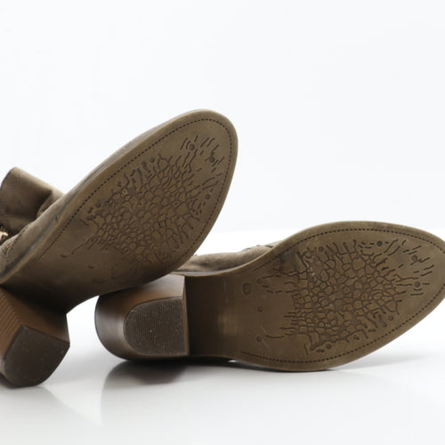 George Womens Brown  Suede Cowboy Boot 6 EUR 39