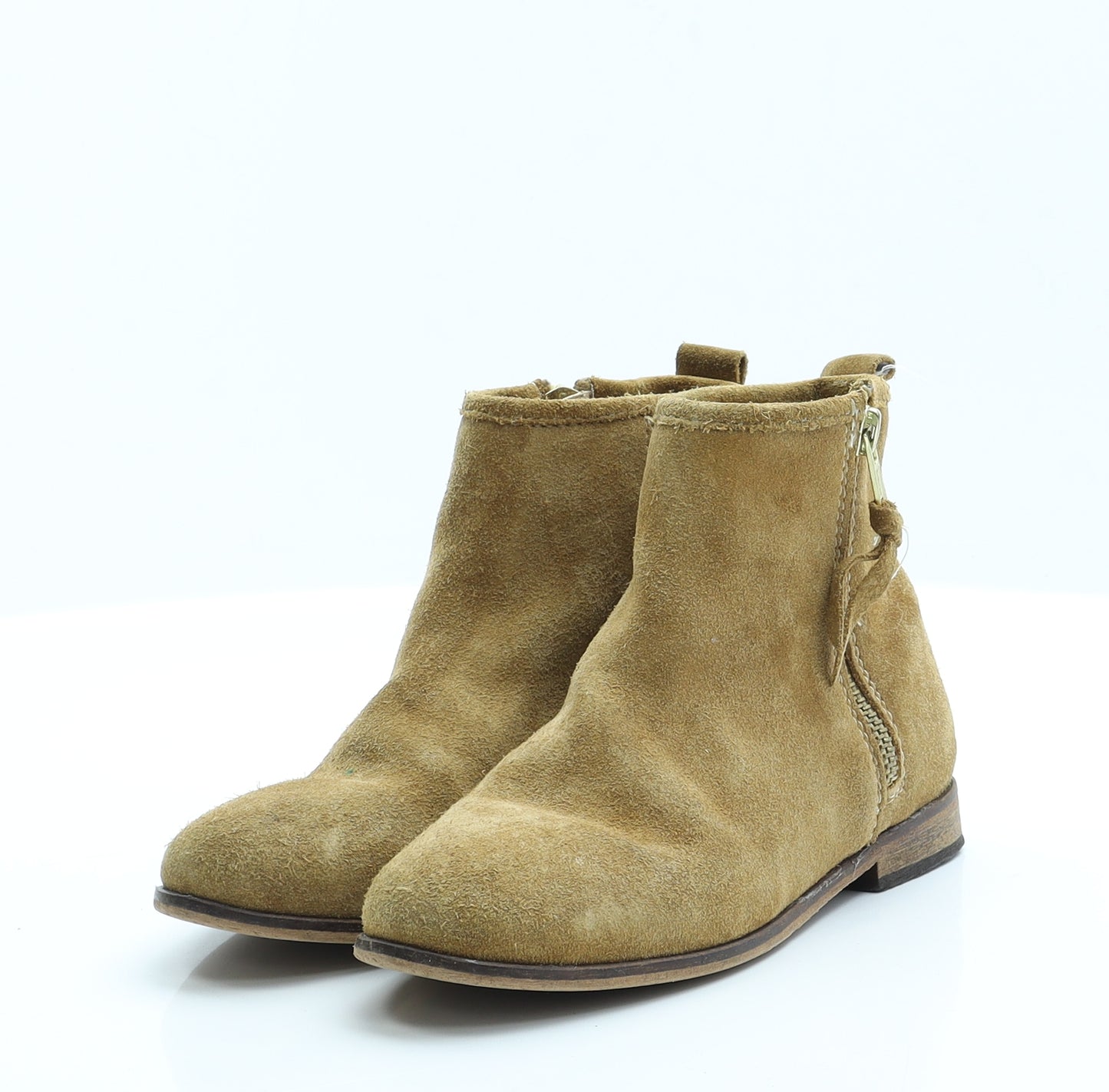 NEXT Girls Brown  Faux Suede Chelsea Boot 12