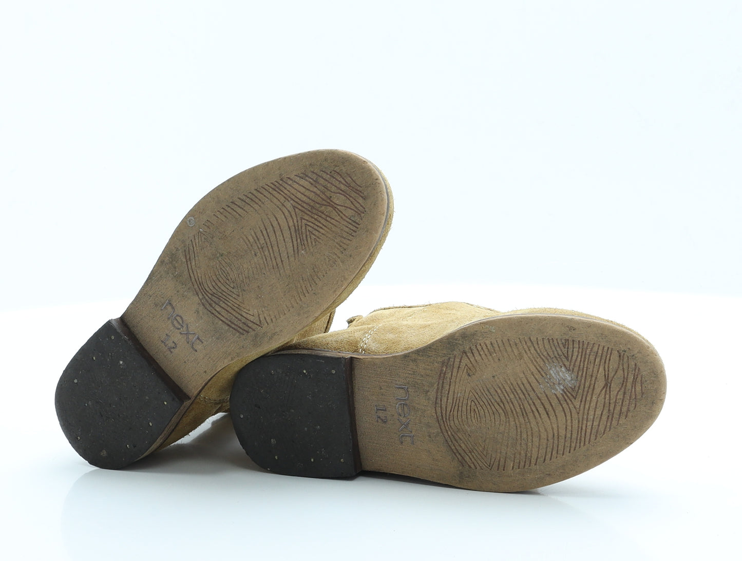 NEXT Girls Brown  Faux Suede Chelsea Boot 12