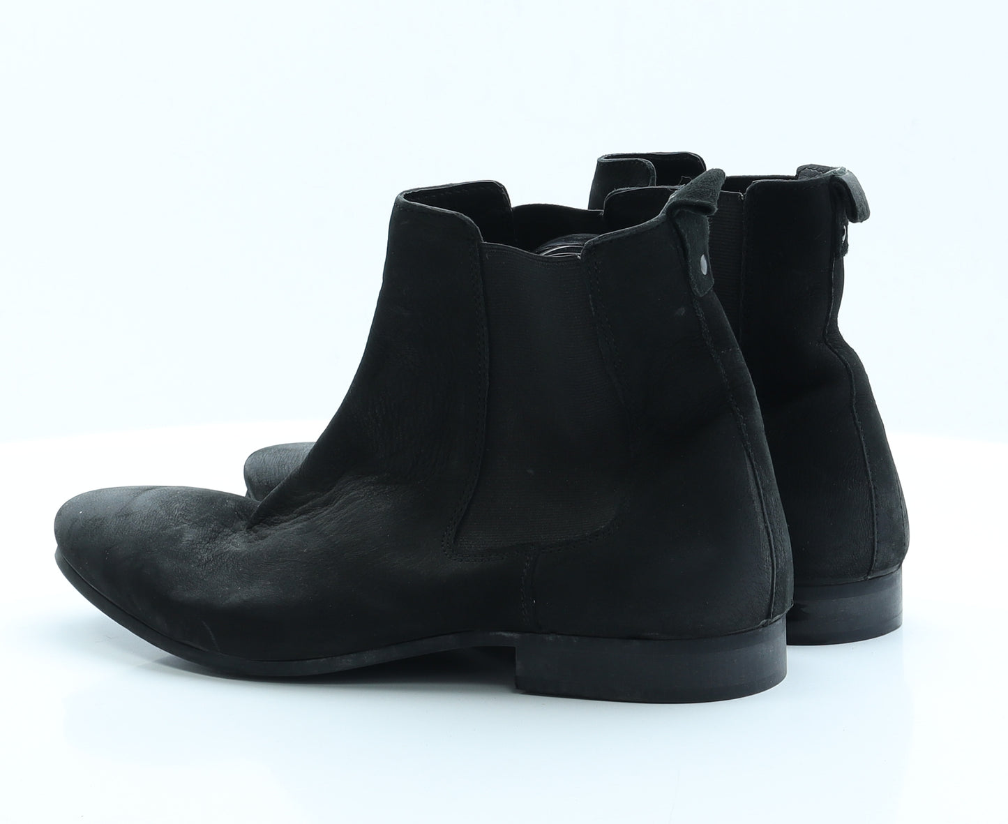 River Island Mens Black  Polyester Chelsea Boot 9 EUR 43