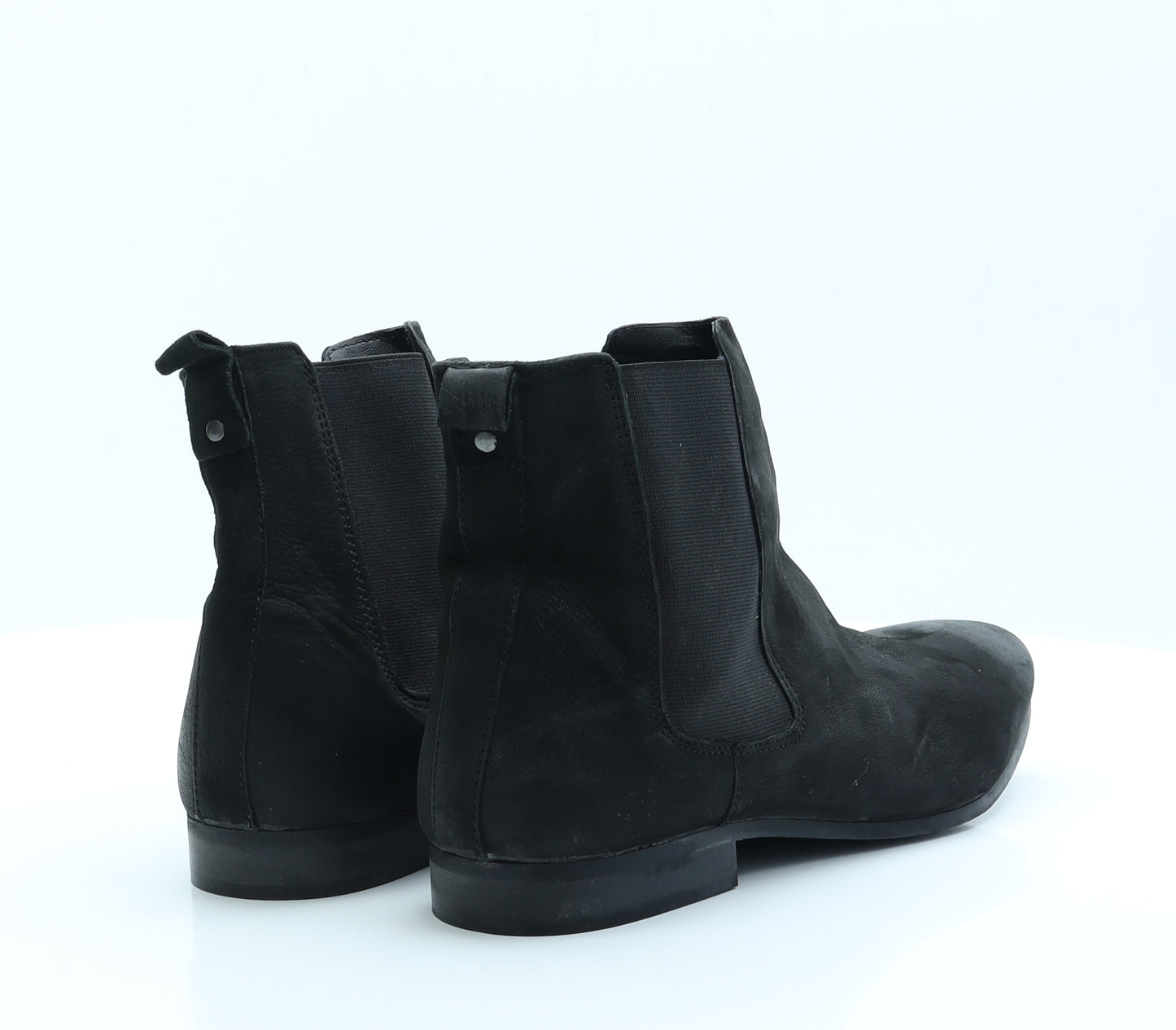 River Island Mens Black  Polyester Chelsea Boot 9 EUR 43