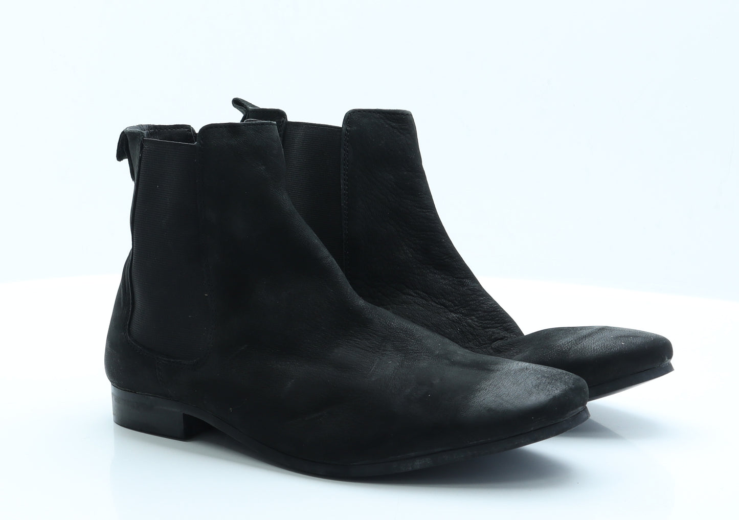 River Island Mens Black  Polyester Chelsea Boot 9 EUR 43