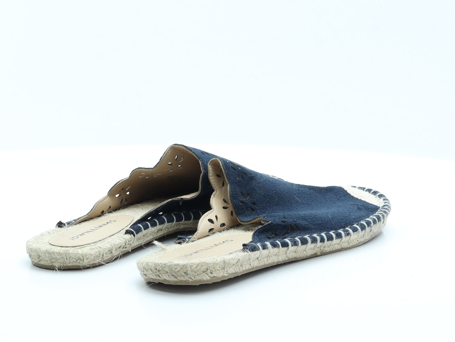 JD Williams Womens Blue  Polyester Espadrille Sandal 7