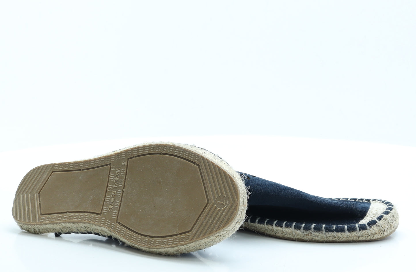 JD Williams Womens Blue  Polyester Espadrille Sandal 7