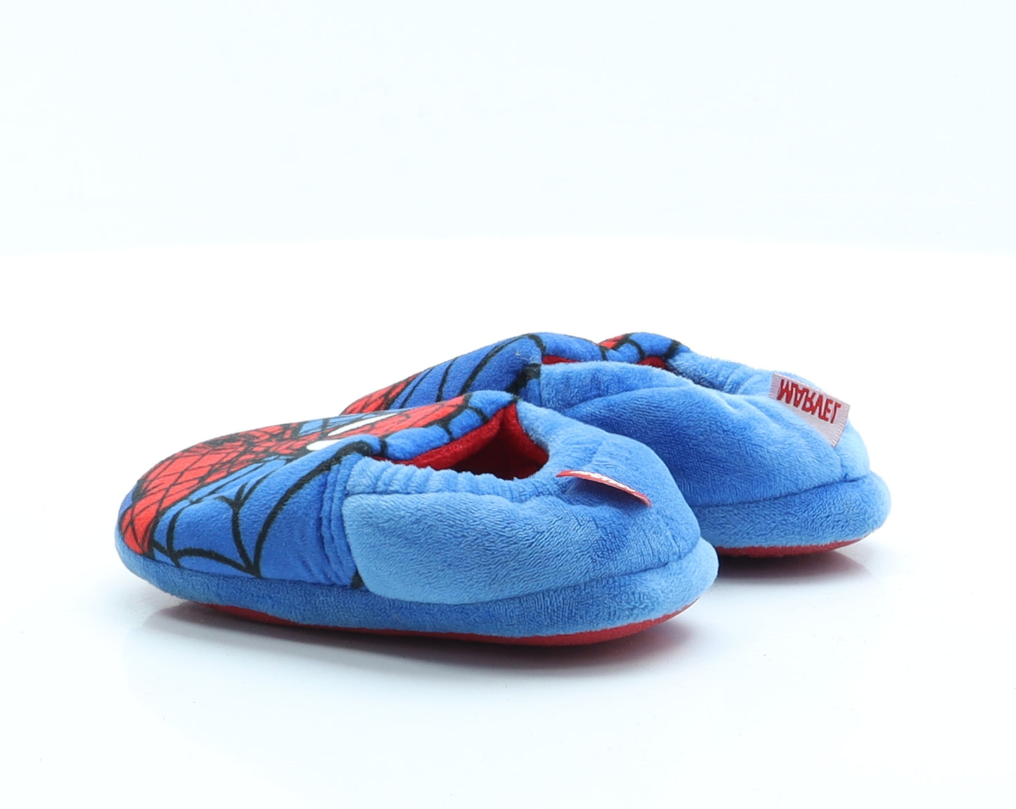 F&F Boys Blue  Polyester Slip On Slipper 6   - Spiderman