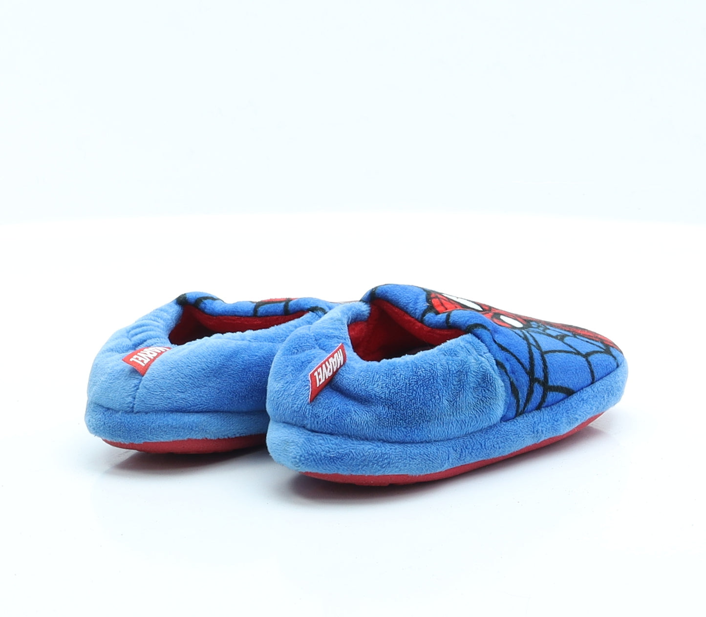 F&F Boys Blue  Polyester Slip On Slipper 6   - Spiderman