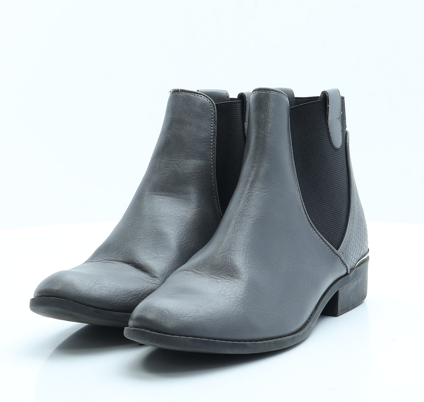 New Look Womens Grey  Polyester Chelsea Boot 5 EUR 38