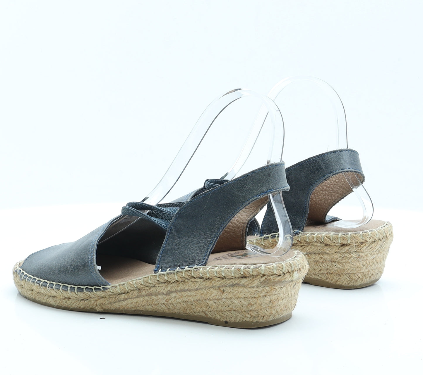 Salvi Womens Blue  Polyamide Espadrille Sandal 7 41