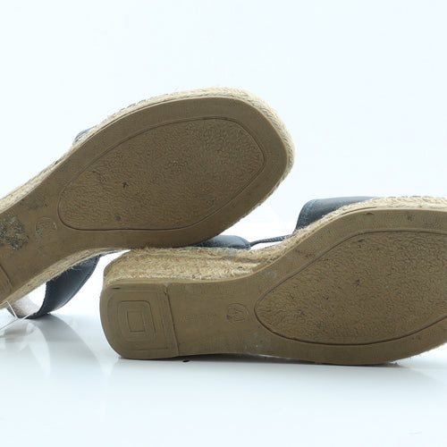 Salvi Womens Blue  Polyamide Espadrille Sandal 7 41