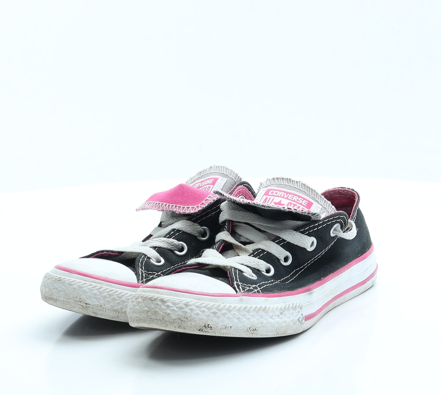 Converse Girls Black  Polyester Trainer  1 EUR 33 US 1.5