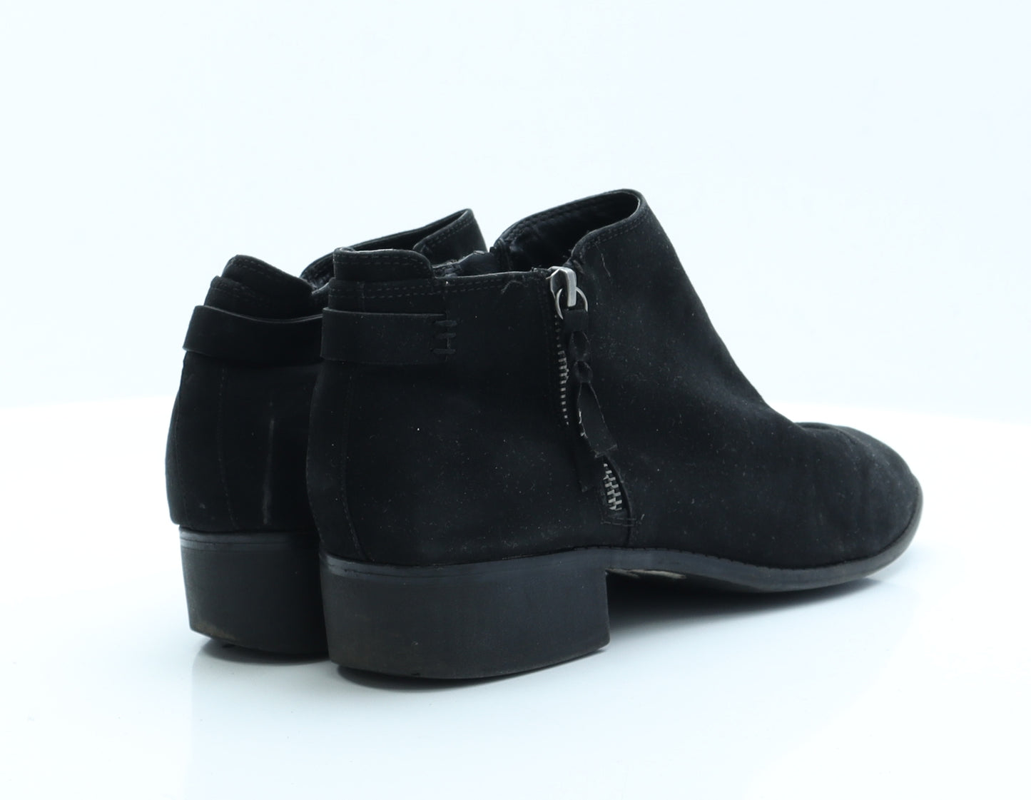 Dorothy Perkins Womens Black  Polyester Chelsea Boot 8   - Wide Fit