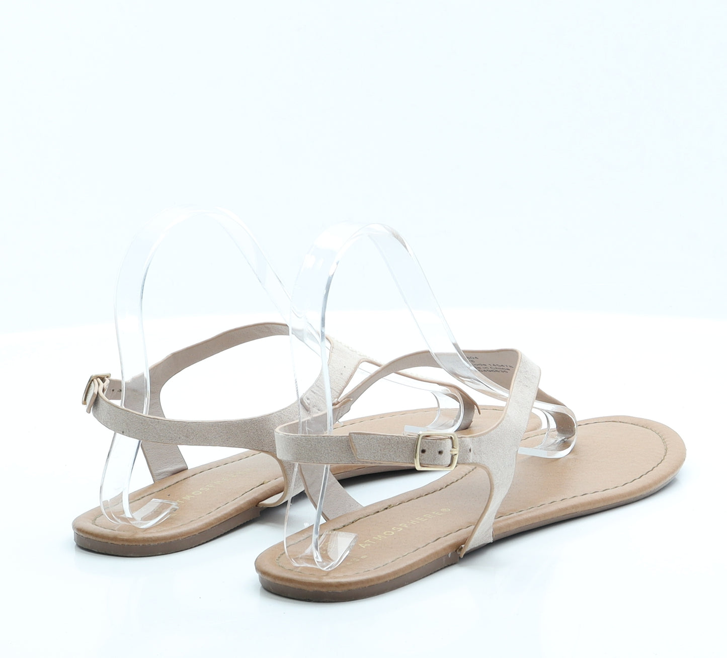Primark Womens Beige  Polyamide Slingback Sandal 6 39 8