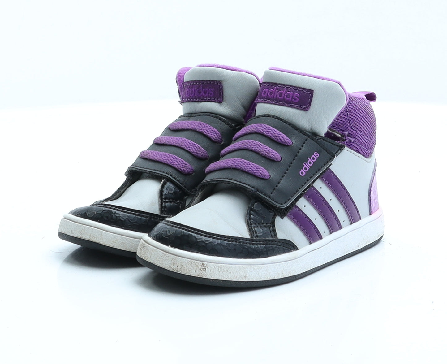 adidas Girls Multicoloured Striped Polyester Trainer  8