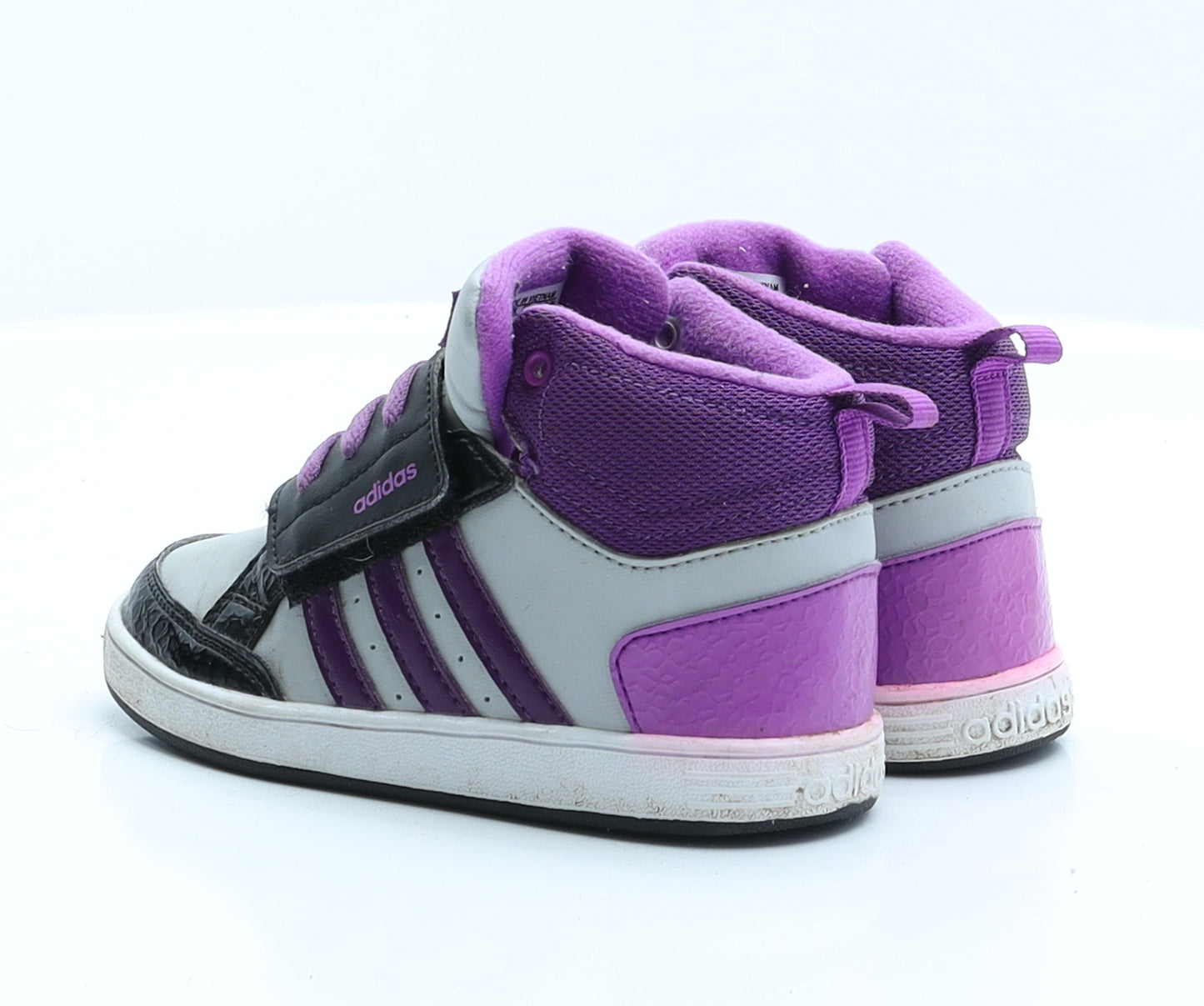 adidas Girls Multicoloured Striped Polyester Trainer  8