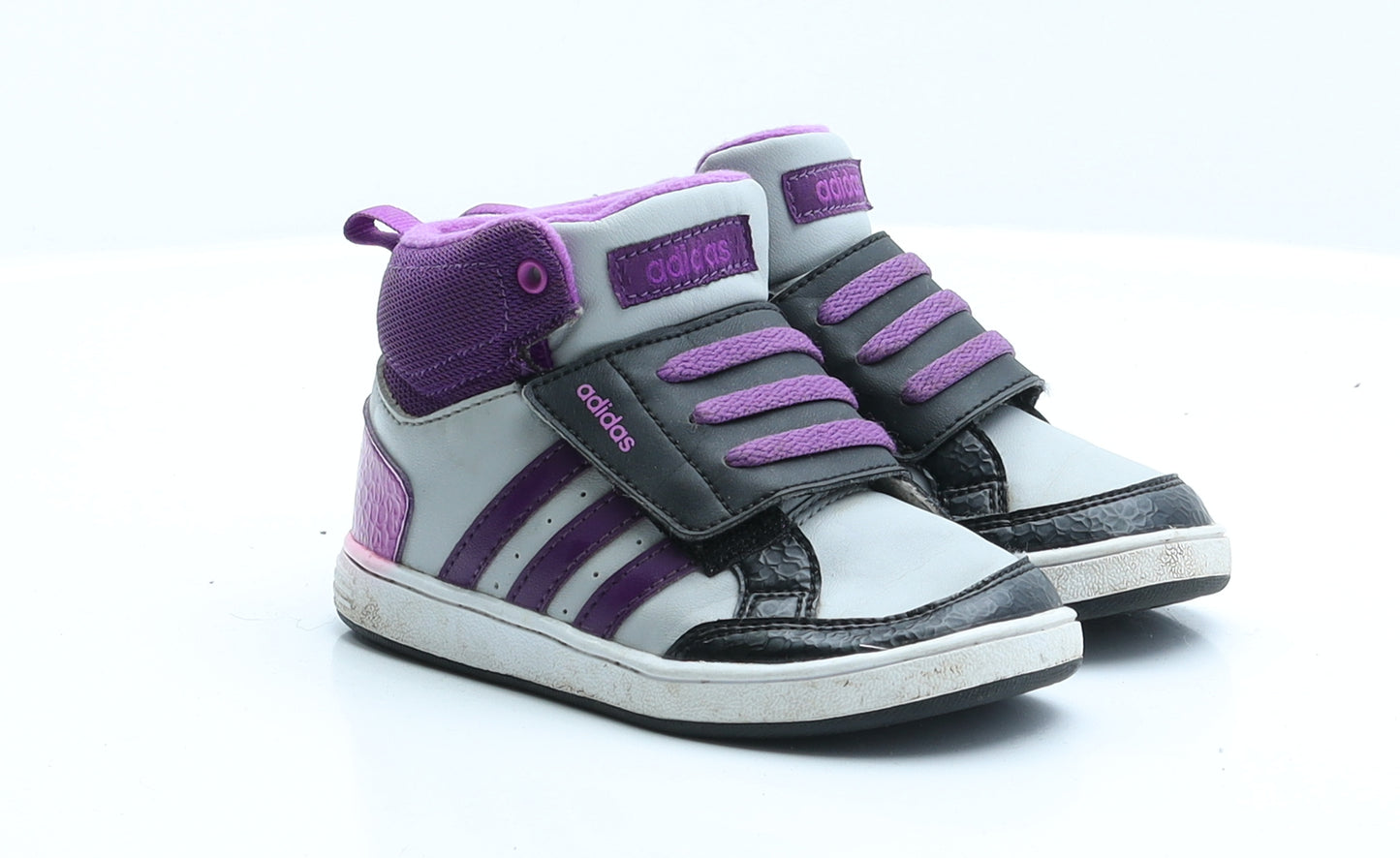 adidas Girls Multicoloured Striped Polyester Trainer  8