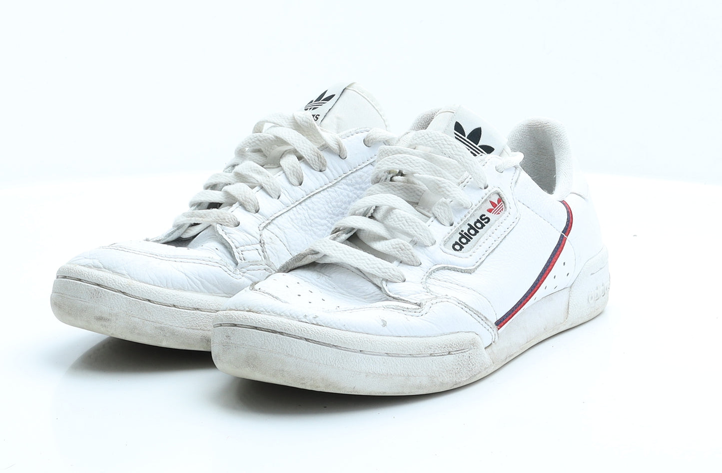 adidas Mens White  Polyester Trainer Casual 7  US 7.5